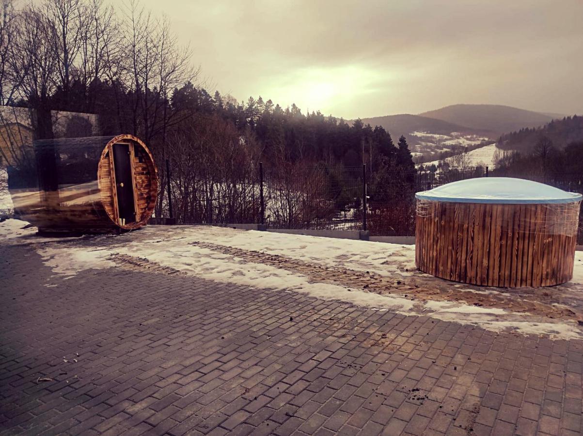 Sarnie Wzgorze Sucha Beskidzka Sauna Jacuzzi Kukow Exterior photo