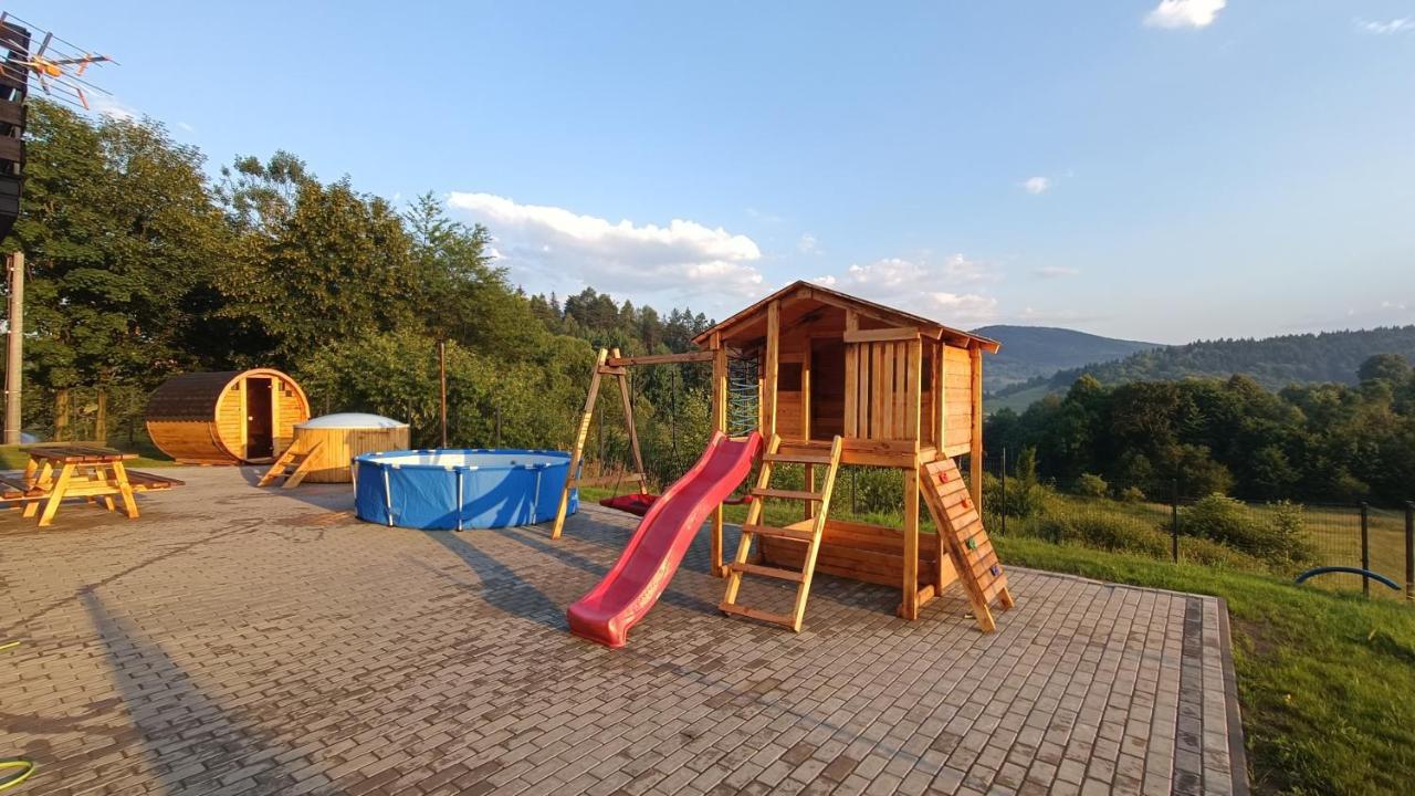 Sarnie Wzgorze Sucha Beskidzka Sauna Jacuzzi Kukow Exterior photo